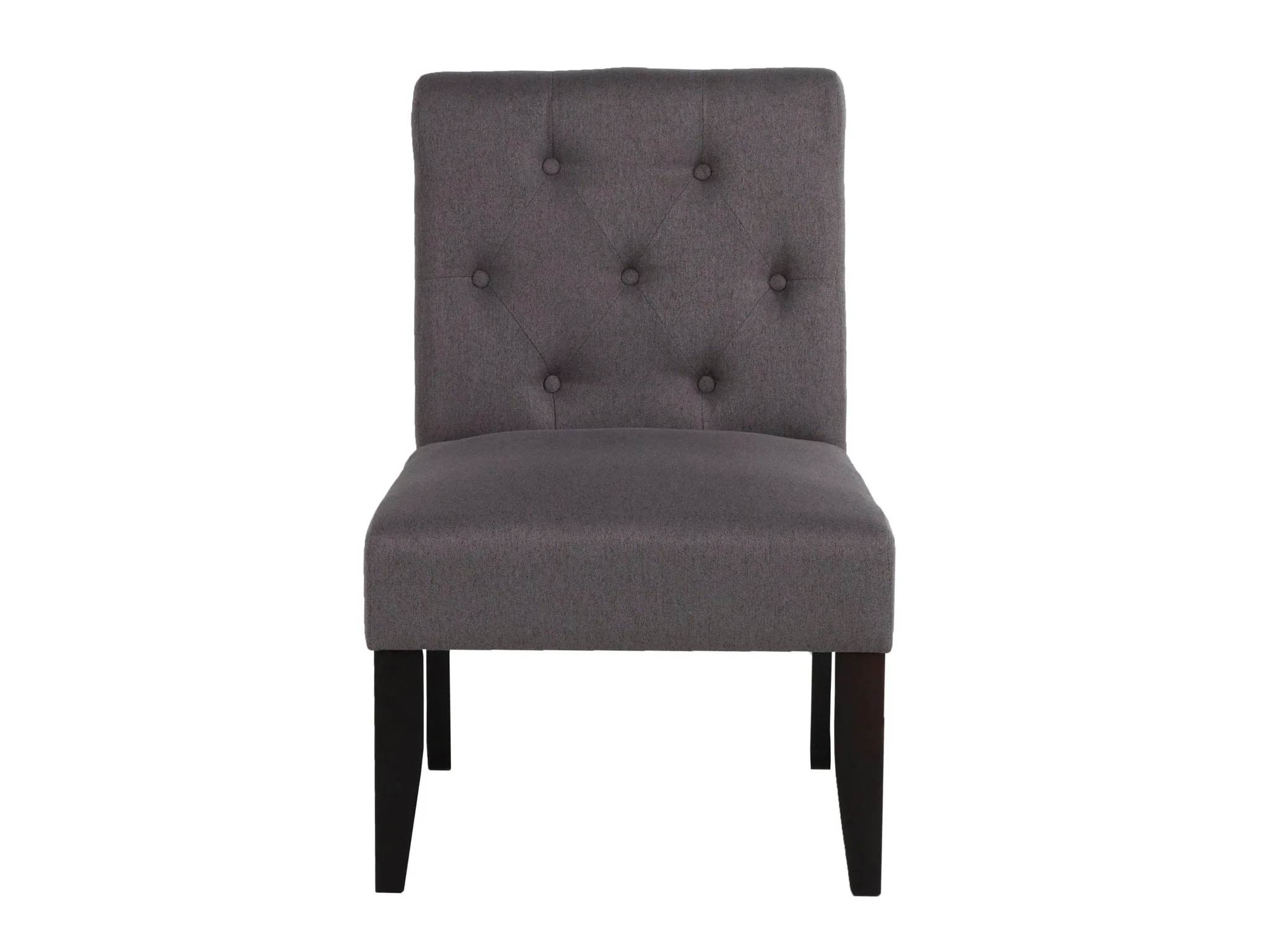 Tufted Parsons Accent/Dining Chair in Gray
