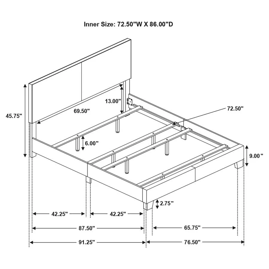 Dorian - Upholstered Panel Bed