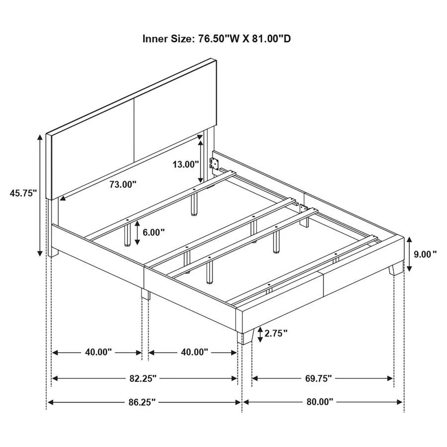 Dorian - Upholstered Panel Bed