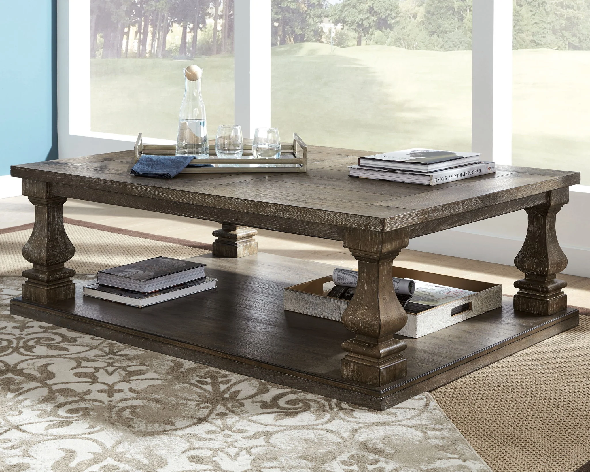 4306-johnelle-rectangular-cocktail-table-gray-2.webp Johnelle - Rectangular Cocktail Table - Gray