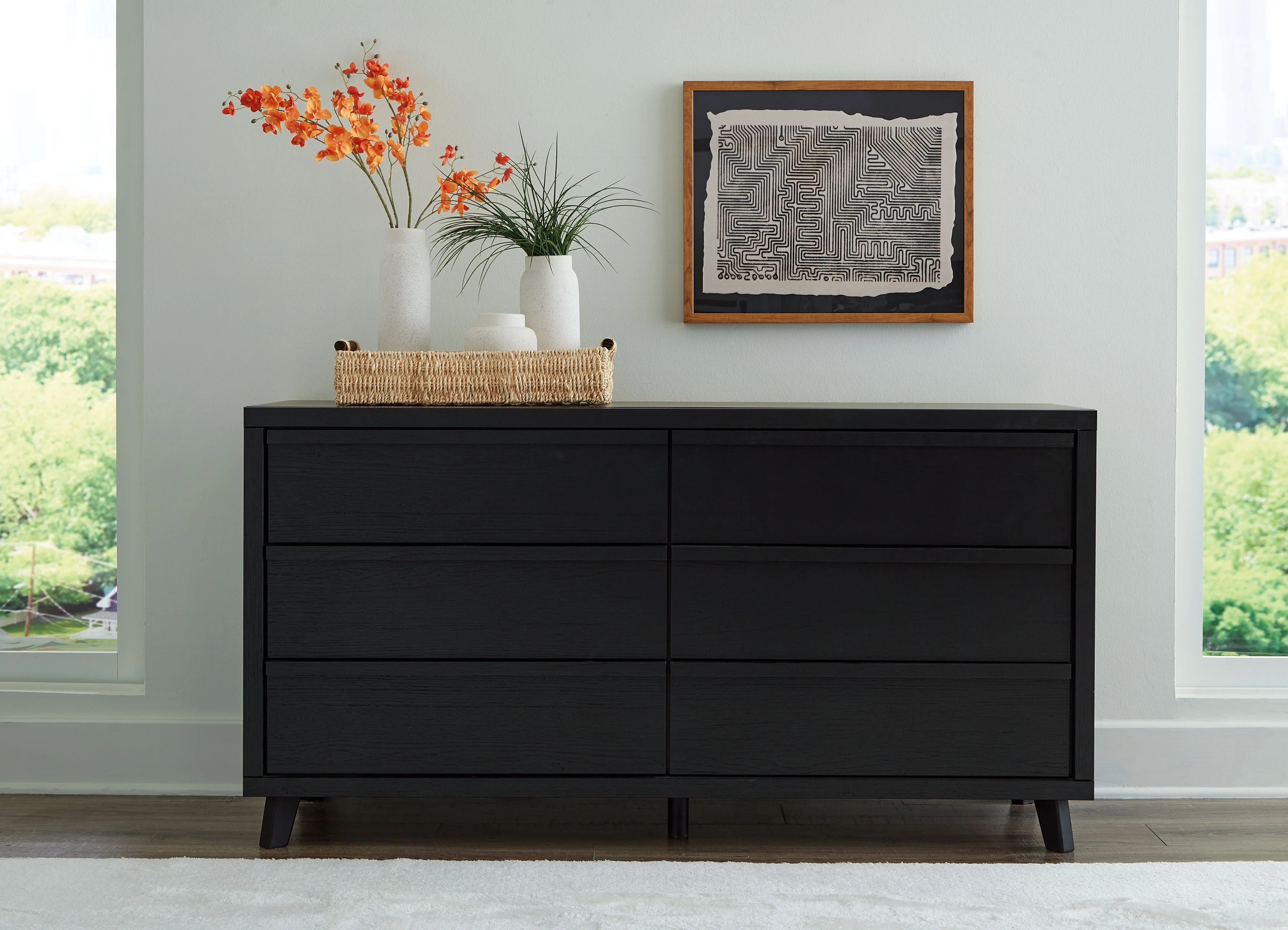 4324-danziar-six-drawer-dresser-black-3.webp Danziar - Six Drawer Dresser - Black