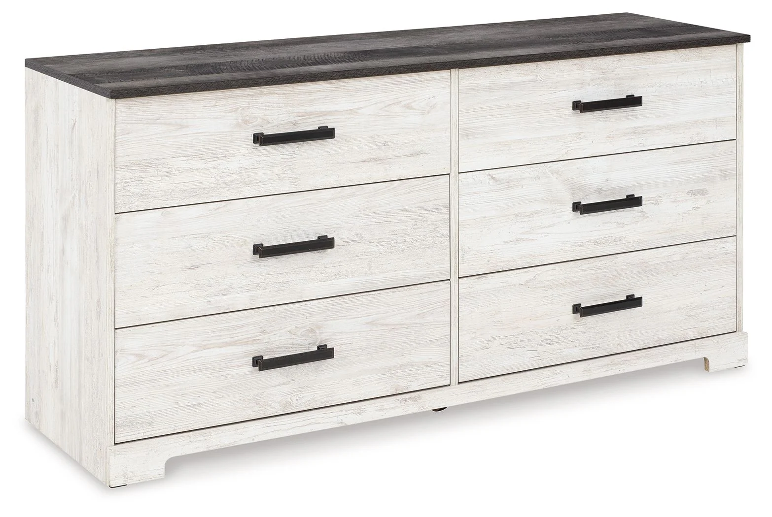 4344-shawburn-six-drawer-dresser-pewter-tone-pulls-white-black-gray-1.webp Shawburn - Six Drawer Dresser - Pewter-tone pulls - White / Black / Gray