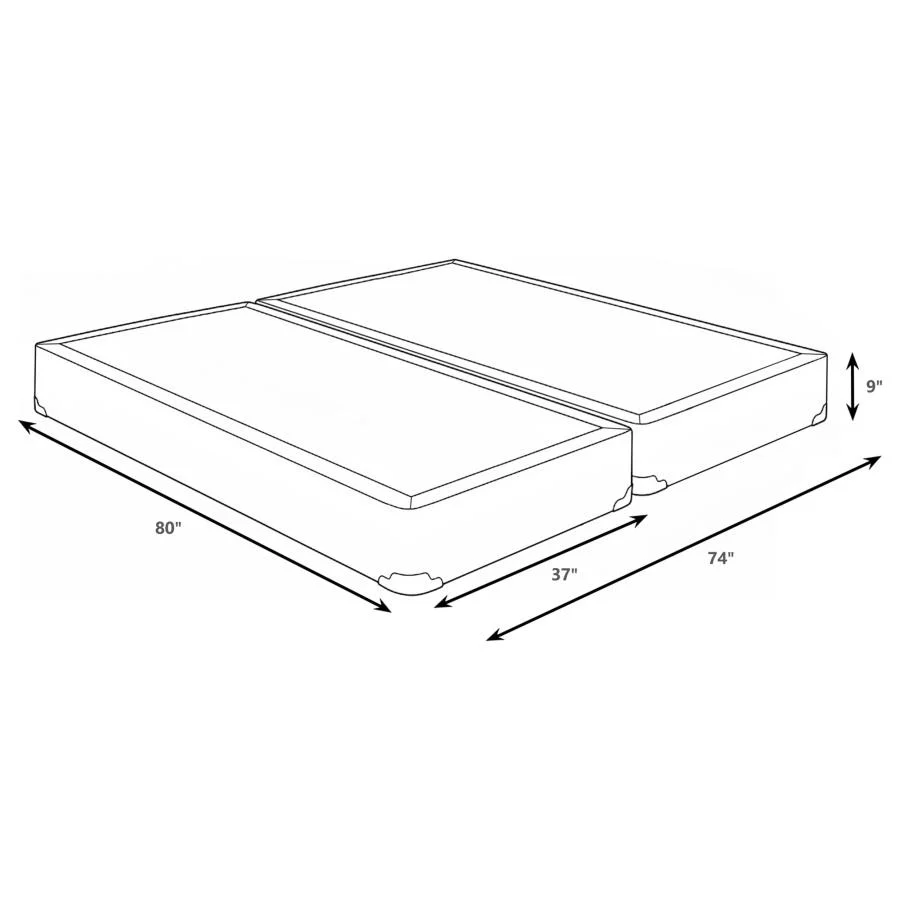 Mercer - 9" Standard Box Spring Foundation