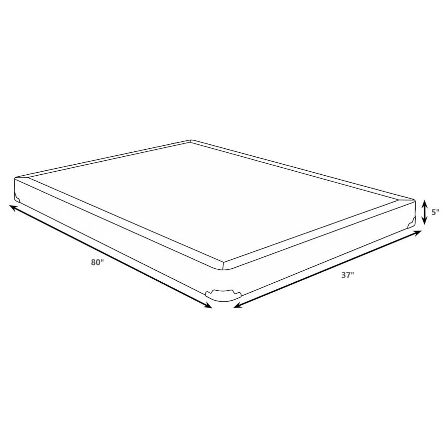 Mercer - 5" Low Profile Box Spring Foundation