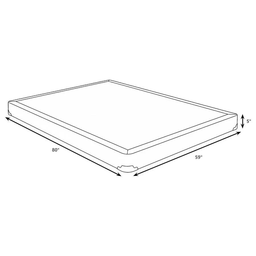 Mercer - 5" Low Profile Box Spring Foundation