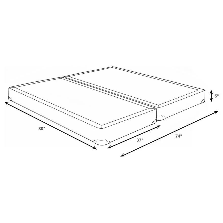 Mercer - 5" Low Profile Box Spring Foundation