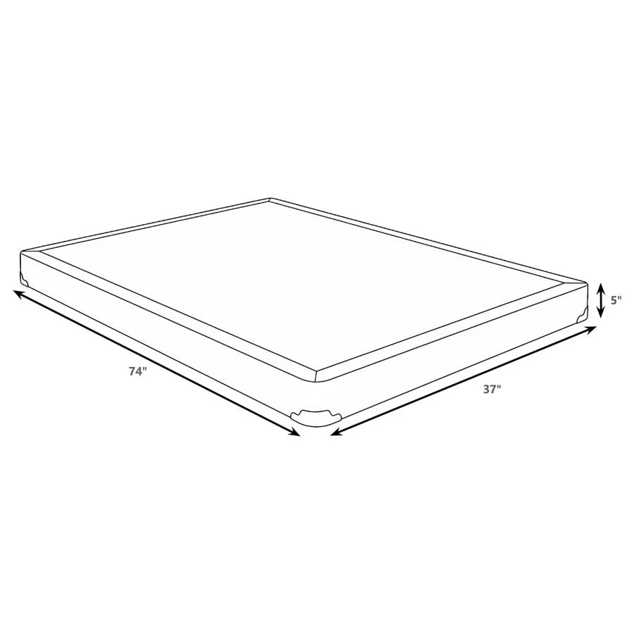 Mercer - 5" Low Profile Box Spring Foundation