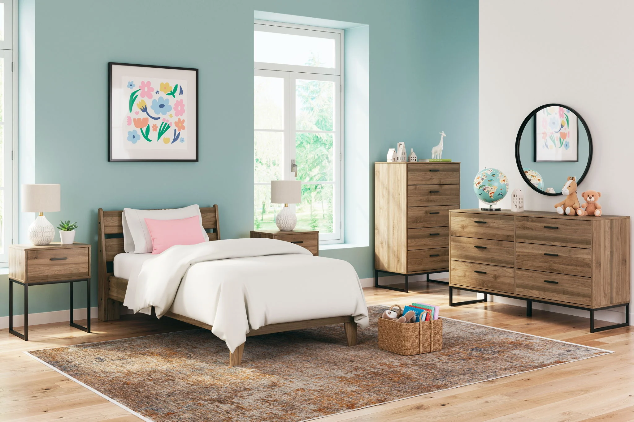 451-deanlow-panel-bedroom-set-1.webp Deanlow - Panel Bedroom Set