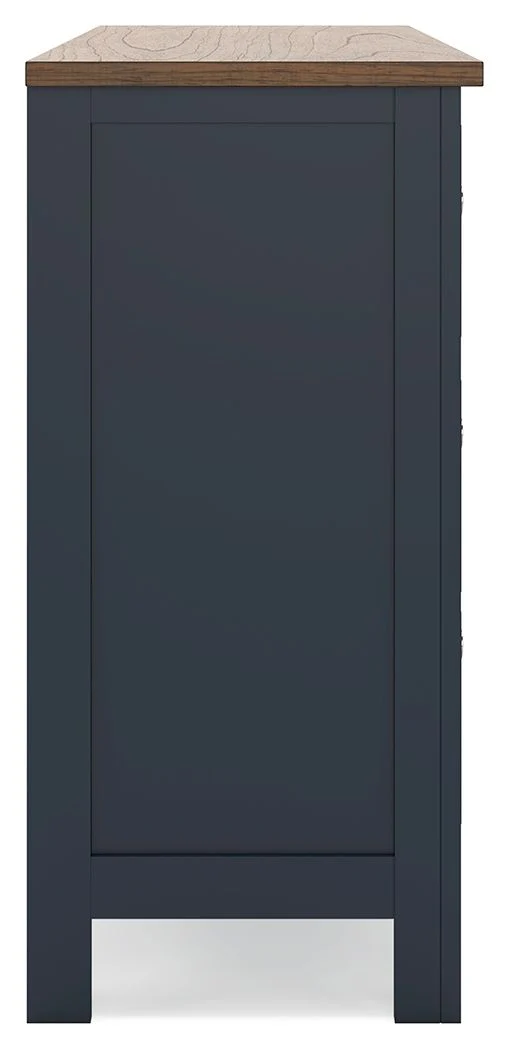 4589-landocken-dresser-brown-blue-11.webp Landocken - Dresser - Brown / Blue