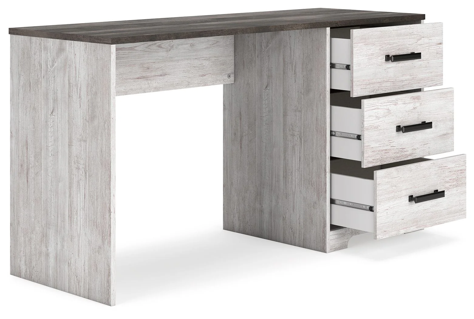 4639-shawburn-home-office-desk-white-dark-charcoal-gray-11.webp Shawburn - Home Office Desk - White / Dark Charcoal Gray
