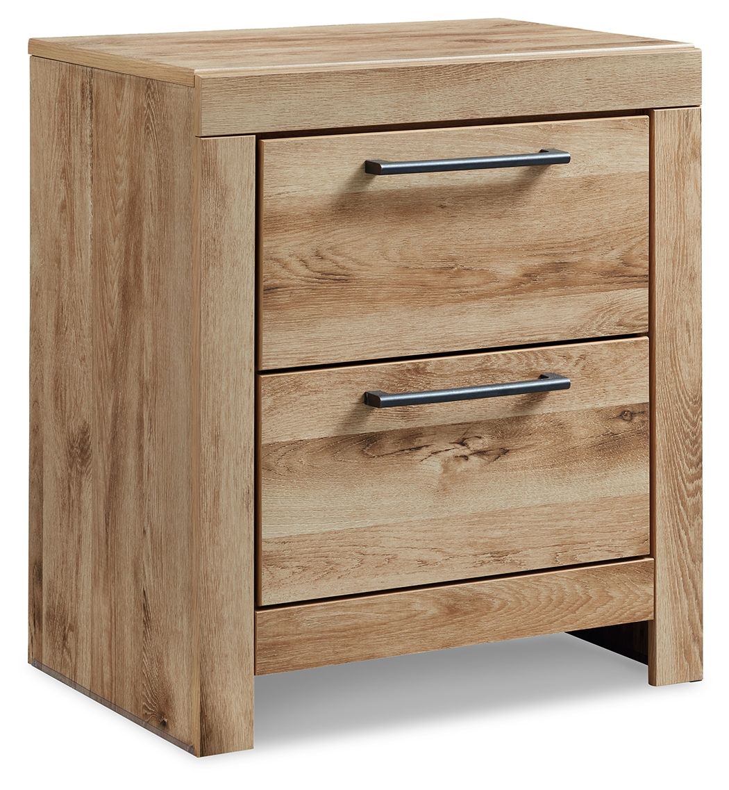 4644-hyanna-two-drawer-night-stand-tan-brown-1.jpg Hyanna - Two Drawer Night Stand - Tan Brown