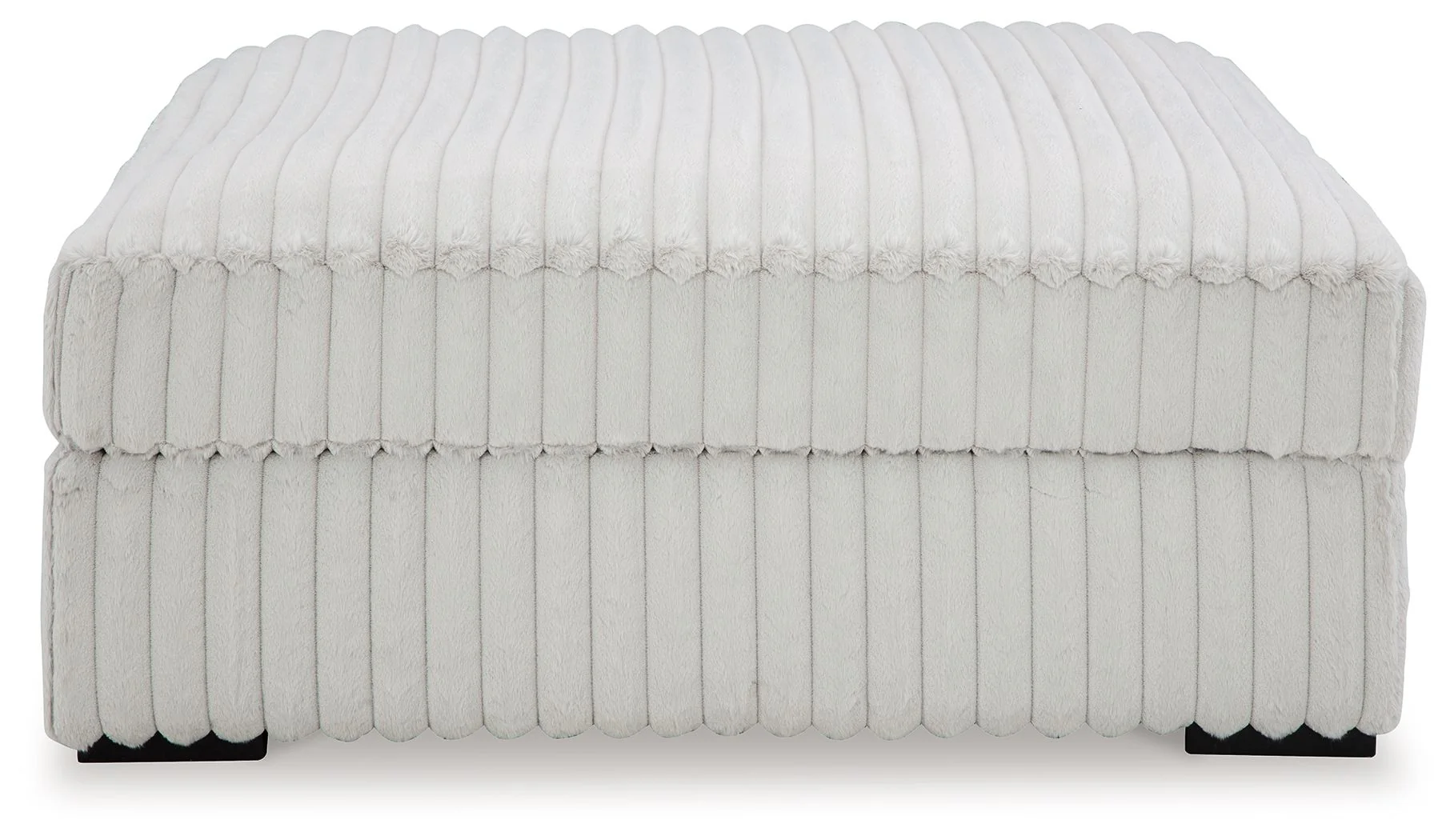 Stupendous - Oversized Accent Ottoman - Alloy