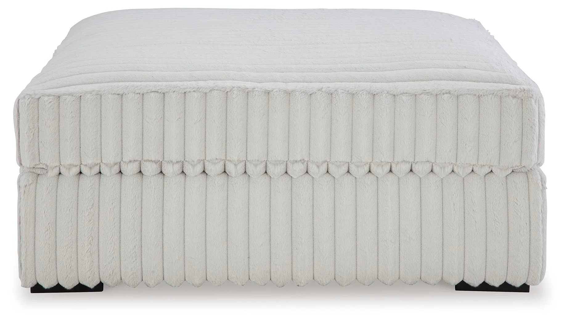 Stupendous - Oversized Accent Ottoman - Alloy