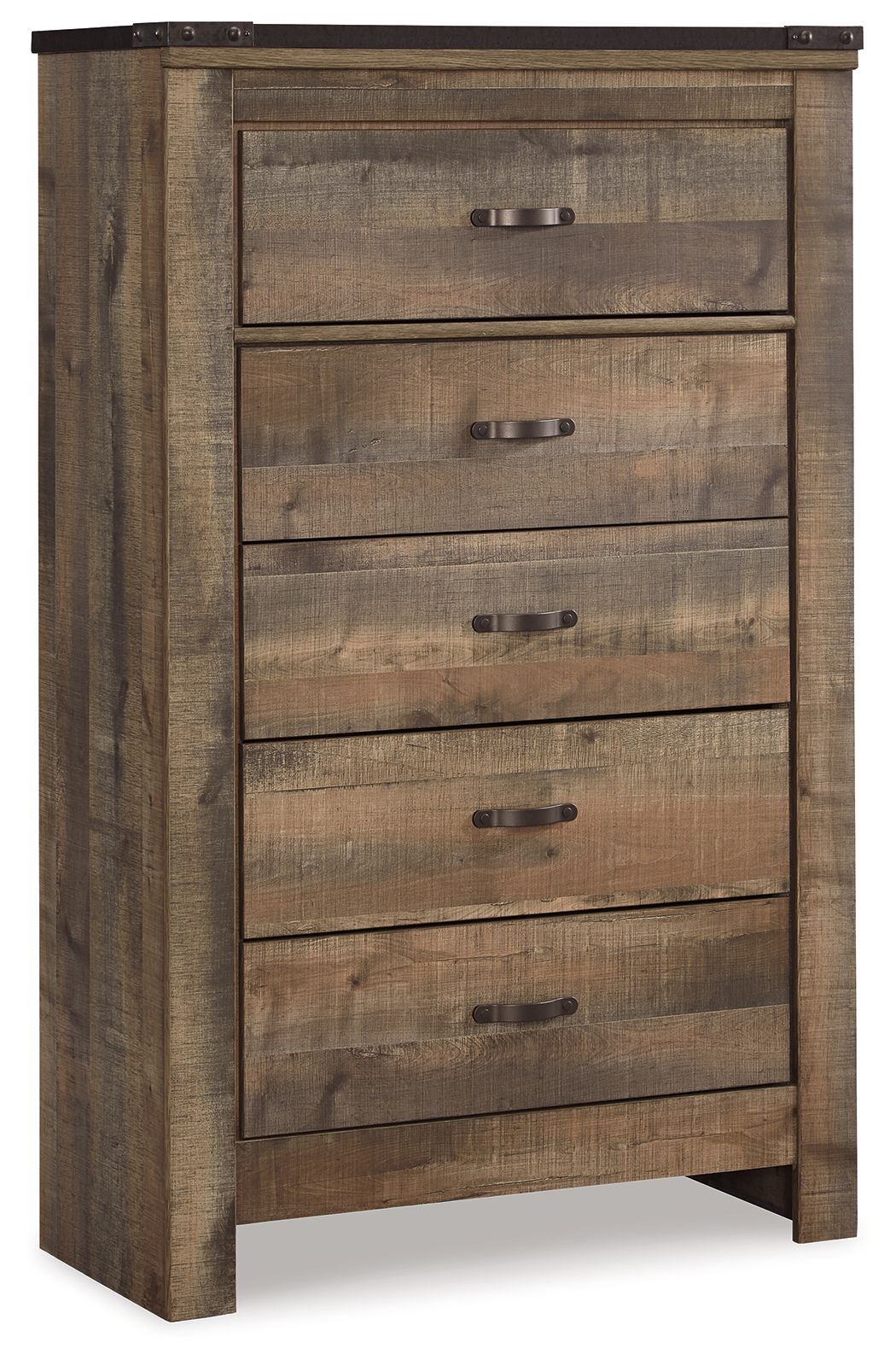 4703-trinell-five-drawer-chest-brown-1.jpg Trinell - Five Drawer Chest - Brown