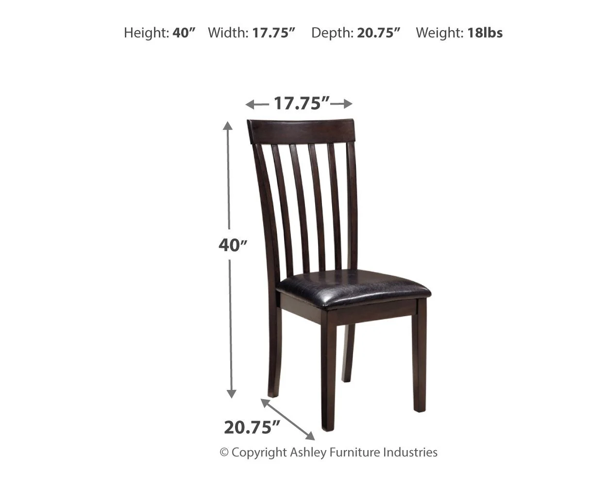 4705-hammis-dining-uph-side-chair-set-of-2-dark-brown-9.webp Hammis - Dining UPH Side Chair (Set of 2) - Dark Brown