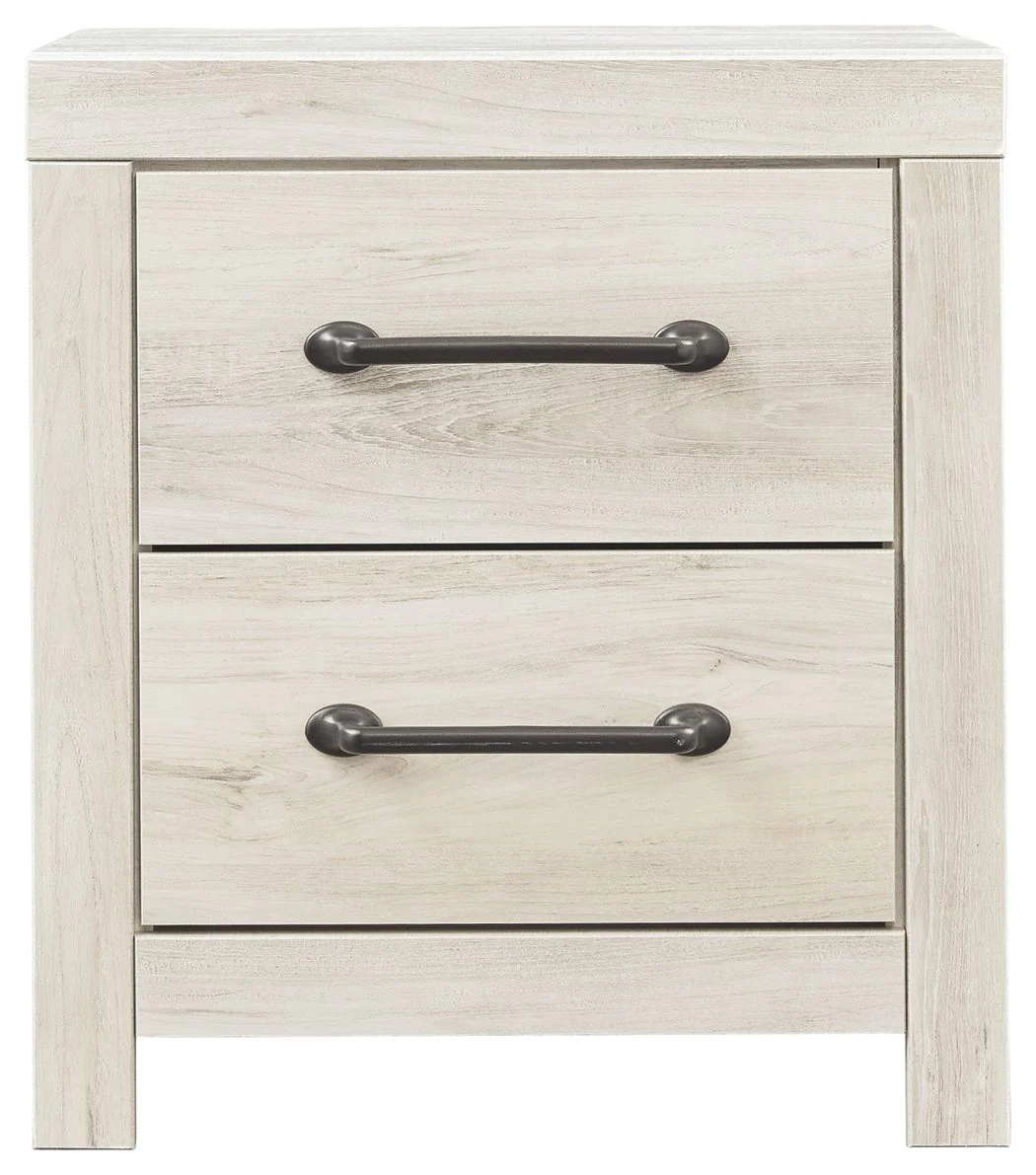 4816-cambeck-two-drawer-night-stand-whitewash-5.webp Cambeck - Two Drawer Night Stand - Whitewash