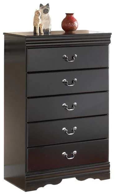 482-huey-vineyard-five-drawer-chest-black-1.webp Huey Vineyard - Five Drawer Chest - Black