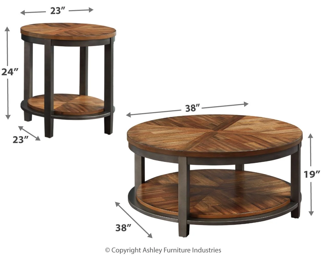 4822-roybeck-occasional-table-set-set-of-3-light-brown-bronze-5.webp Roybeck - Occasional Table Set (Set of 3) - Light Brown / Bronze