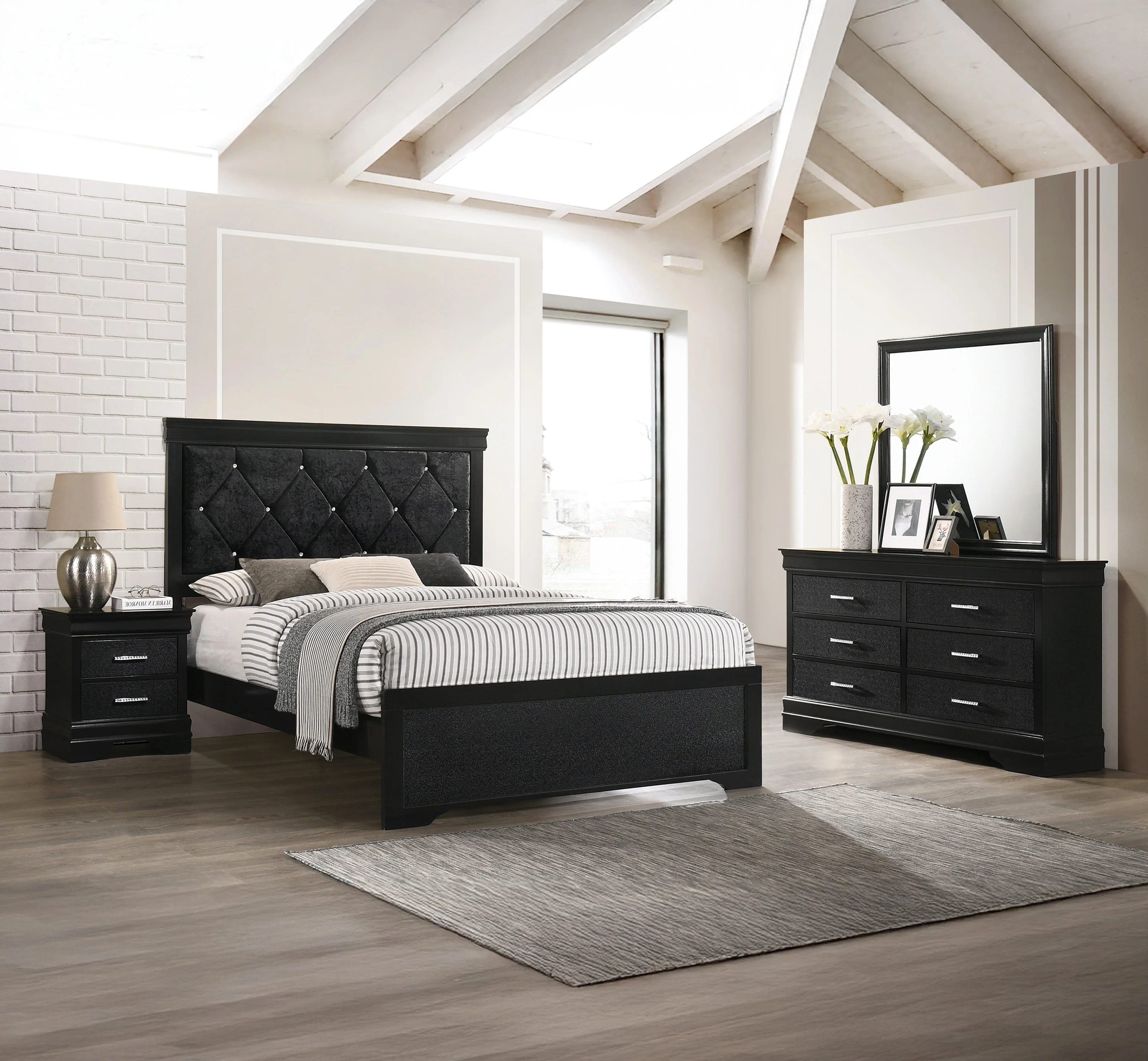 Amalia Bed Black