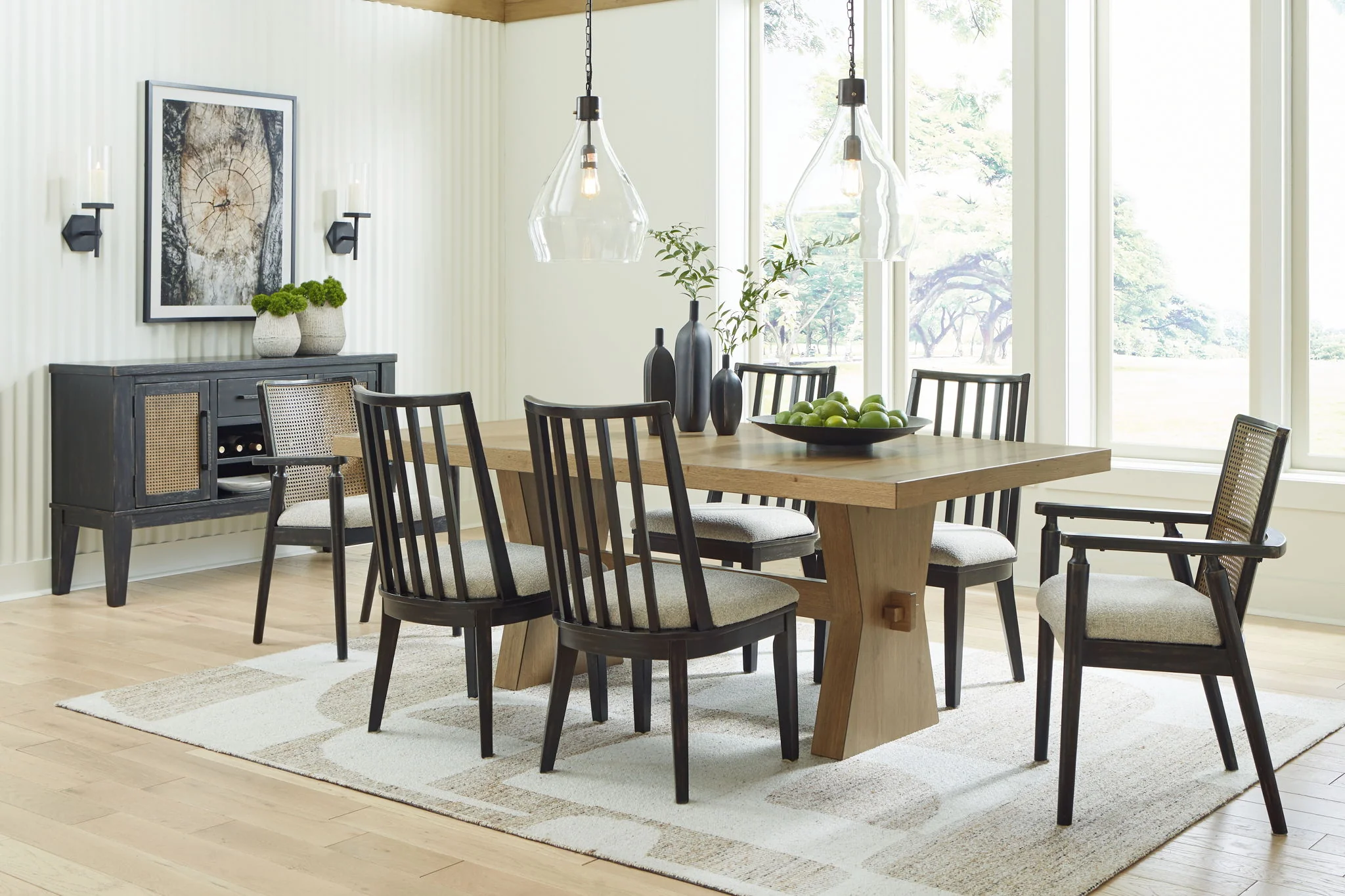 4890-galliden-rectangular-dining-room-table-light-brown-4.webp Galliden - Rectangular Dining Room Table - Light Brown