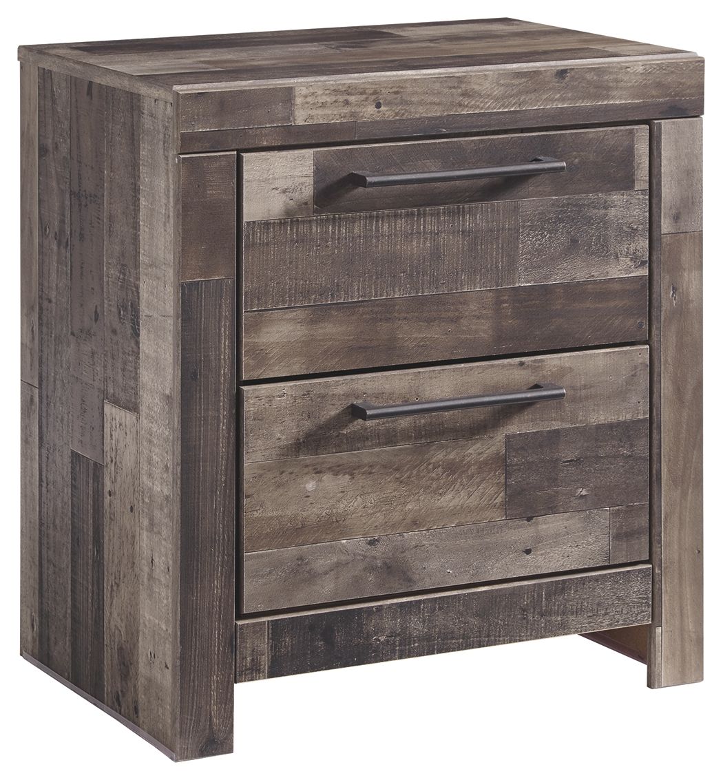 4988-derekson-two-drawer-night-stand-multi-gray-1.jpg Derekson - Two Drawer Night Stand - Multi Gray