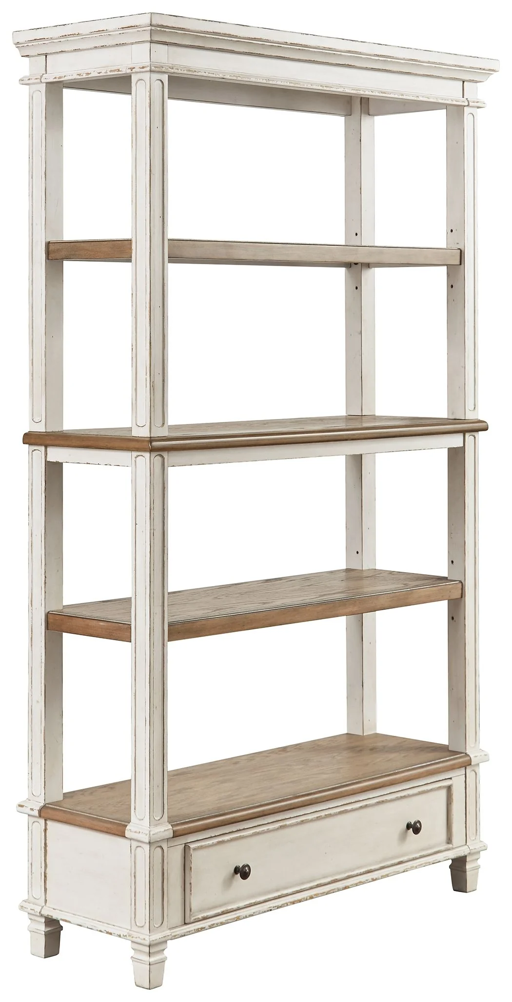 4996-realyn-bookcase-brown-white-1.webp Realyn - Bookcase - Brown / White
