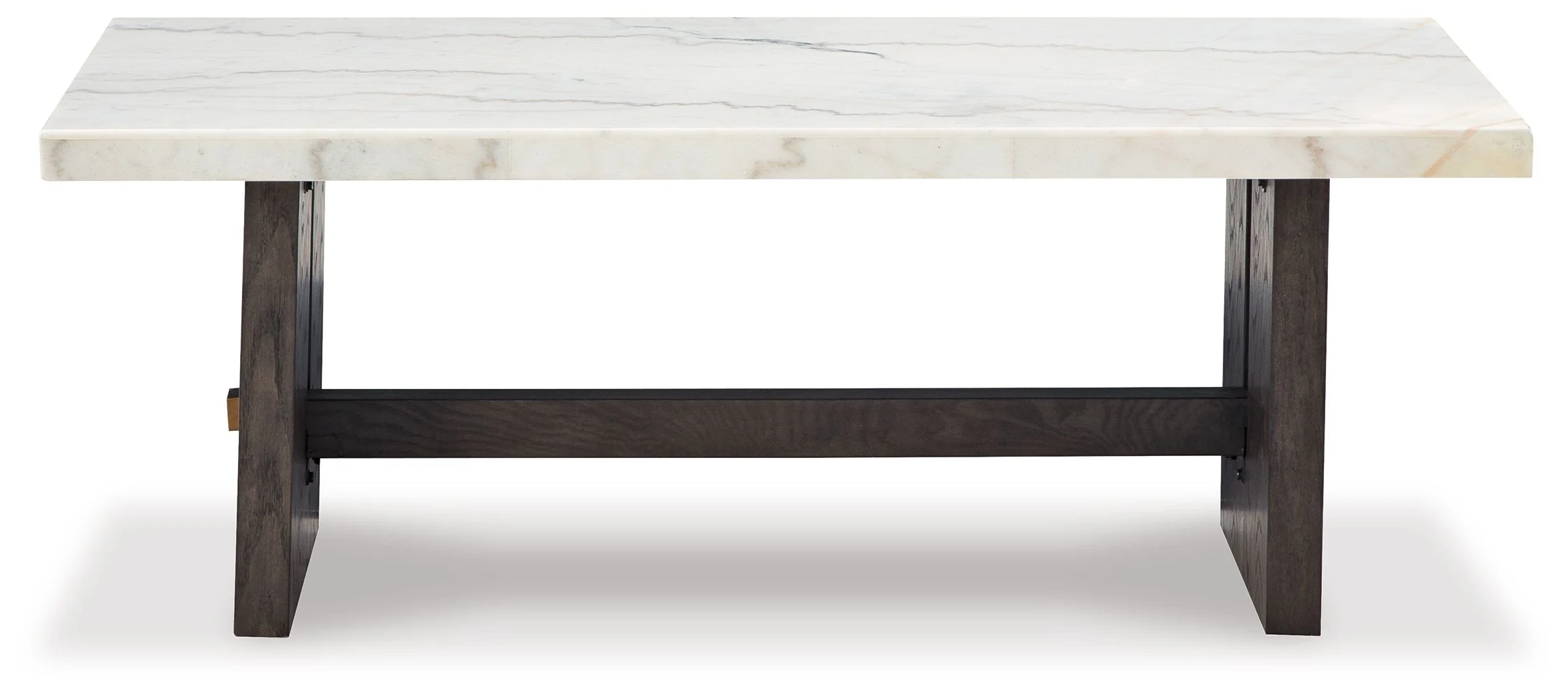 4998-burkhaus-rectangular-cocktail-table-white-dark-brown-2.webp Burkhaus - Rectangular Cocktail Table - White / Dark Brown