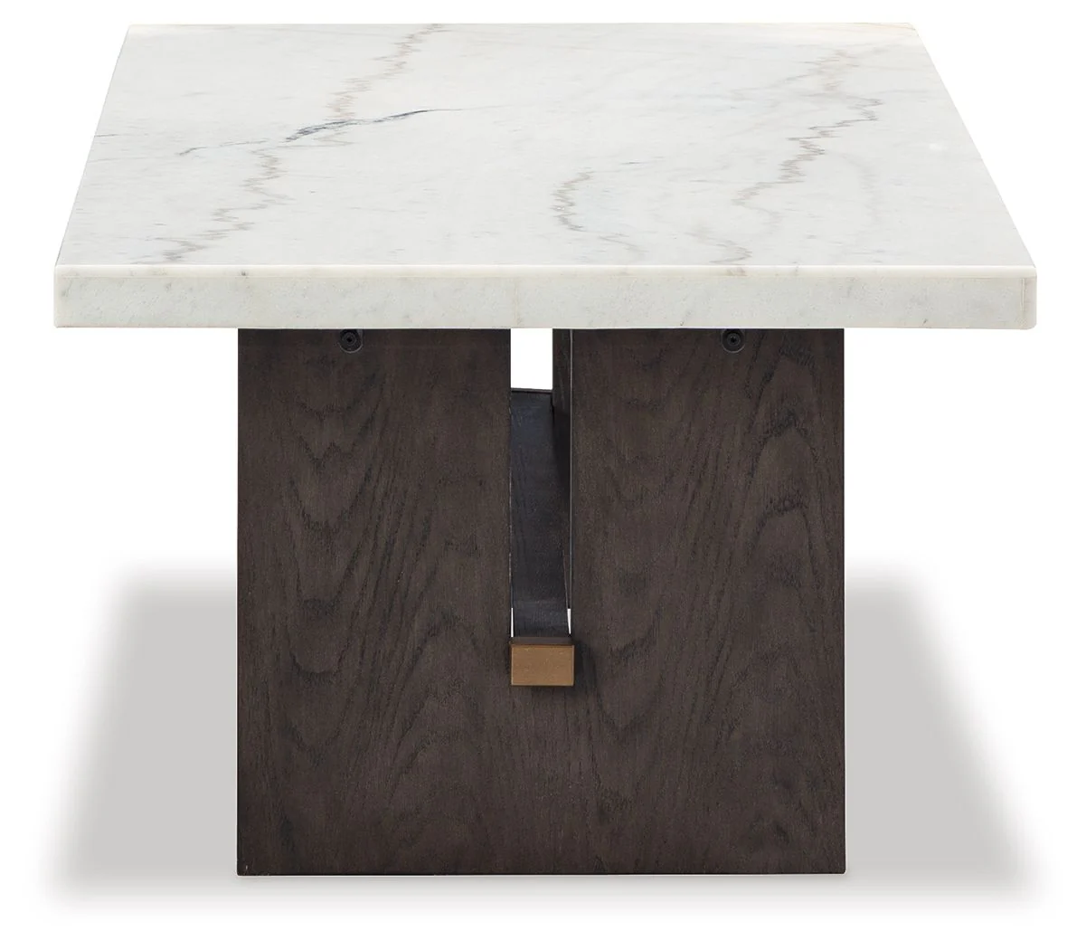 4998-burkhaus-rectangular-cocktail-table-white-dark-brown-6.webp Burkhaus - Rectangular Cocktail Table - White / Dark Brown