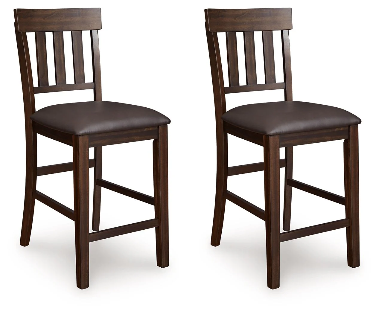 5004-haddigan-upholstered-barstool-set-of-2-dark-brown-1.webp Haddigan - Upholstered Barstool (Set of 2) - Dark Brown