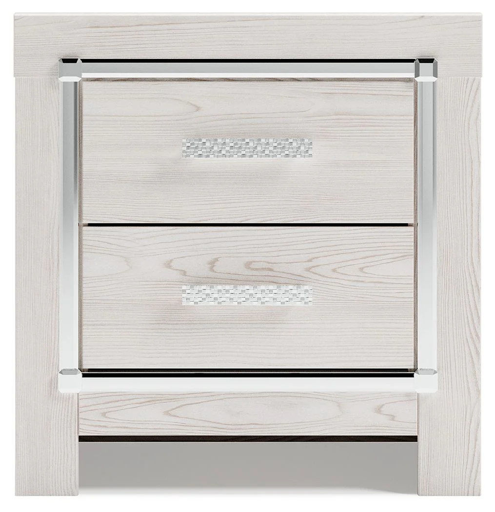 Altyra - Two Drawer Night Stand - White