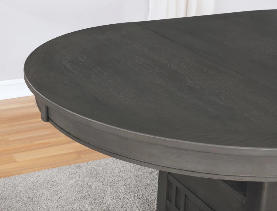Lavon - 5-Piece Oval Extension Leaf Dining Set
