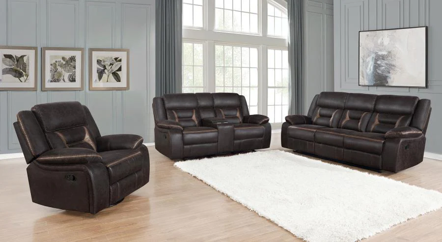 Greer - Upholstered Swivel Glider Recliner Chair