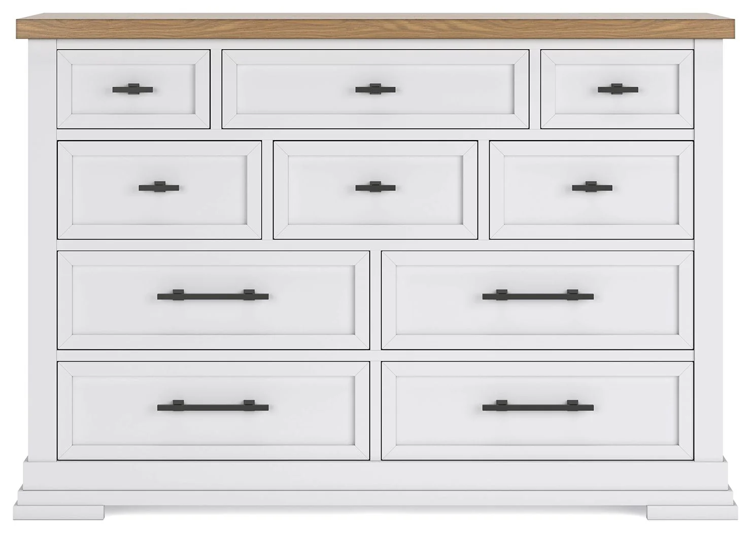 Ashbryn - Dresser - White / Natural