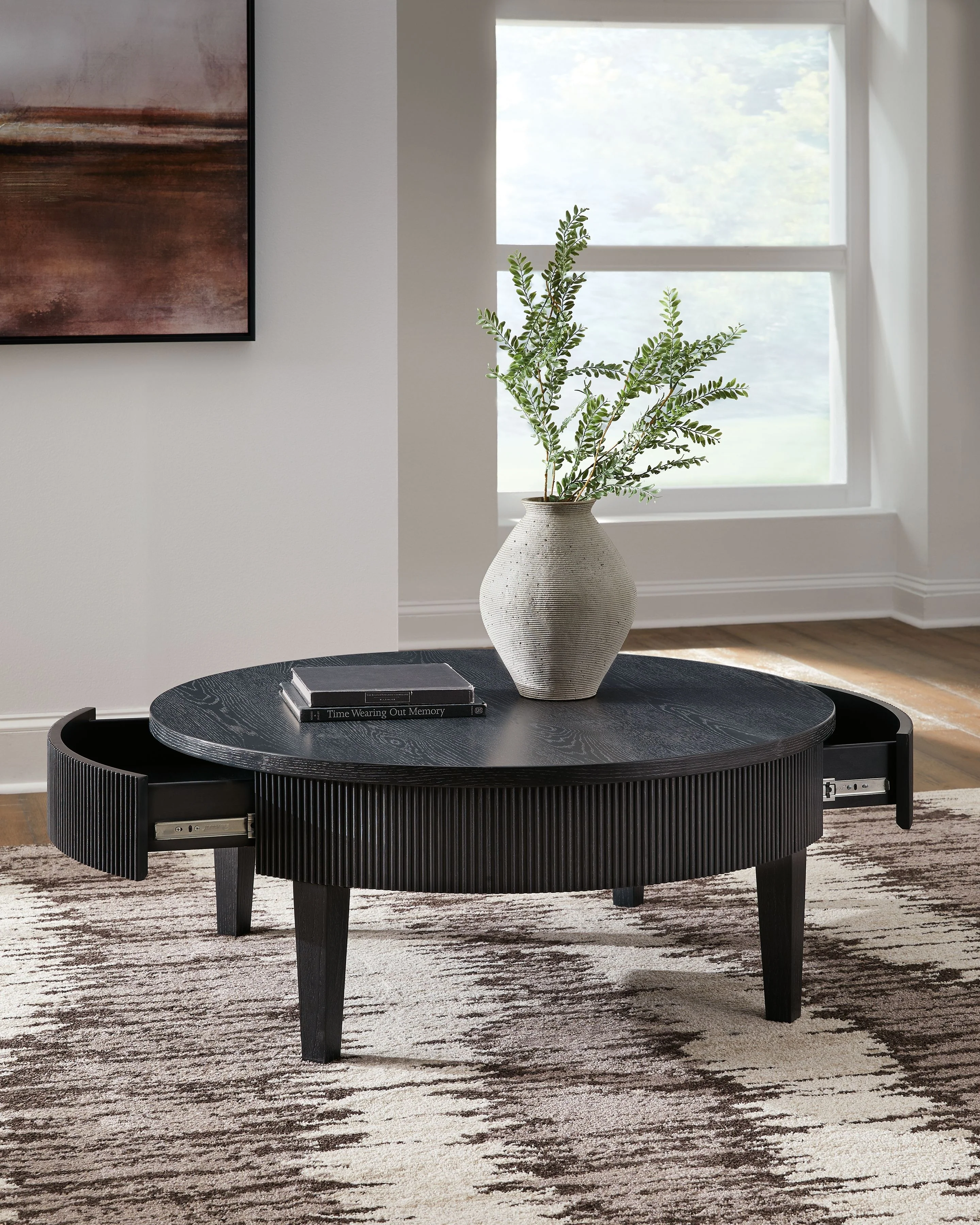 Marstream - Round Cocktail Table - Black