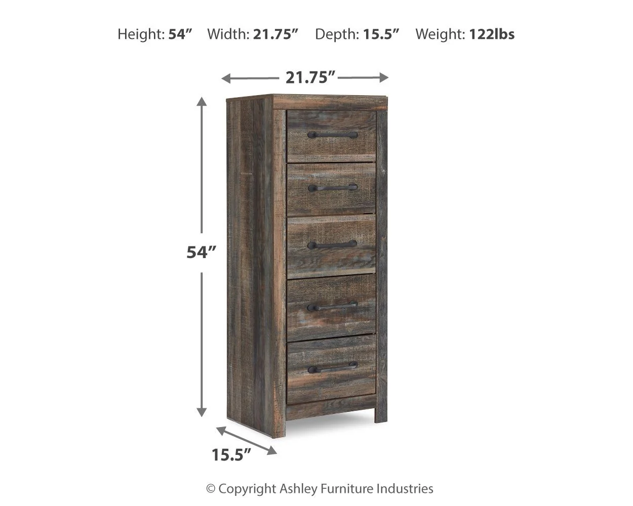 Drystan - Narrow Chest - Brown / Beige