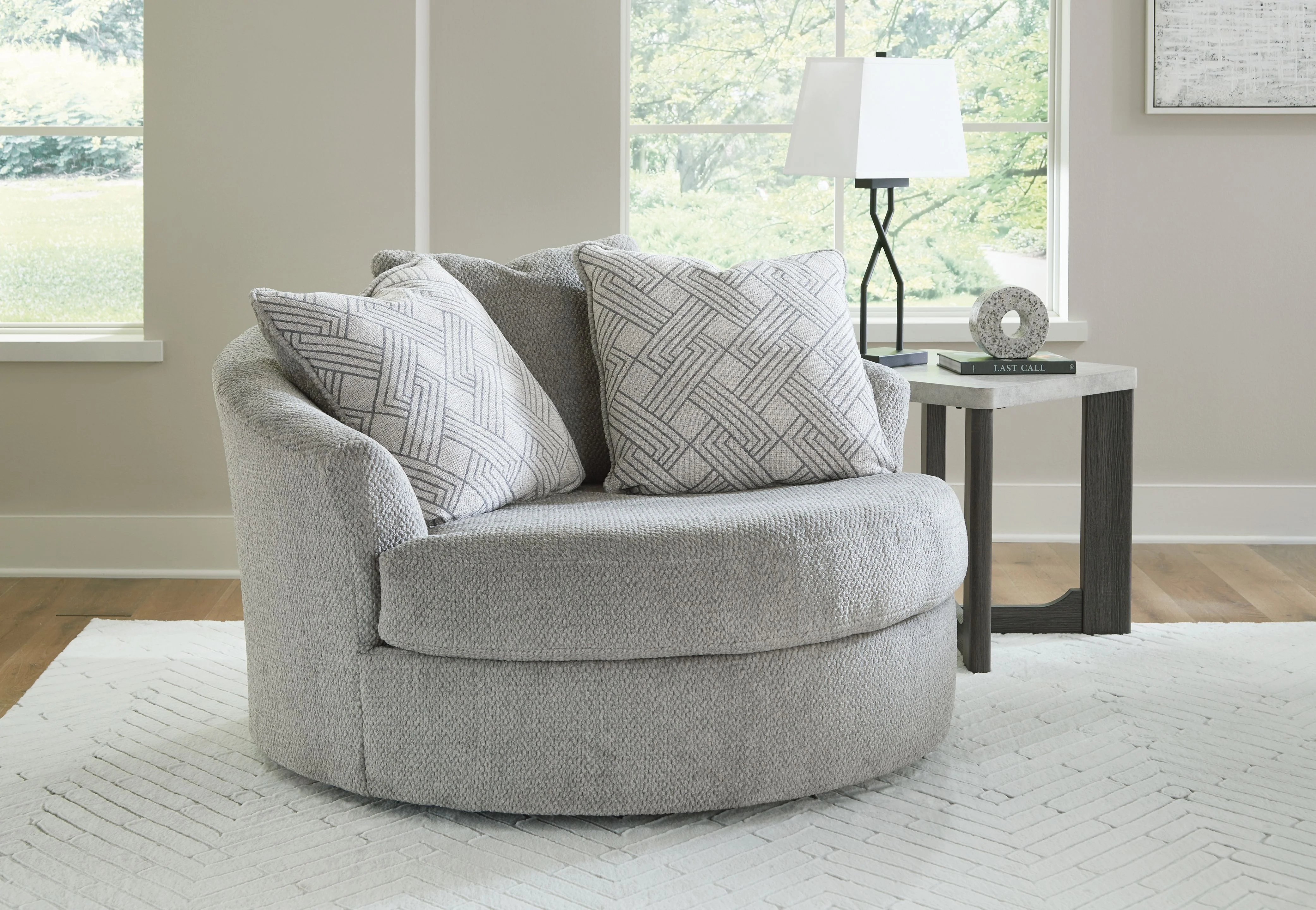 5130-casselbury-oversized-swivel-accent-chair-cement-5.webp Casselbury - Oversized Swivel Accent Chair - Cement