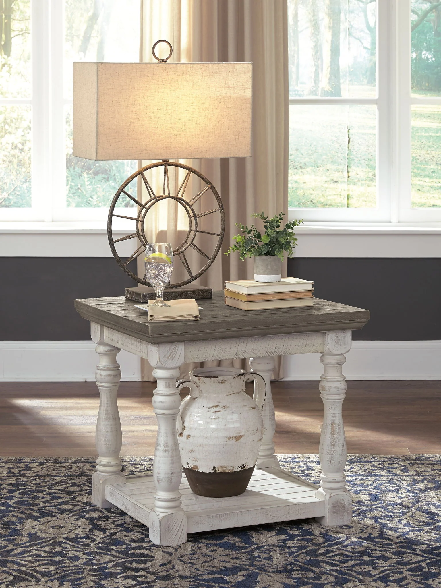 5141-havalance-rectangular-end-table-gray-white-4.webp Havalance - Rectangular End Table - Gray / White