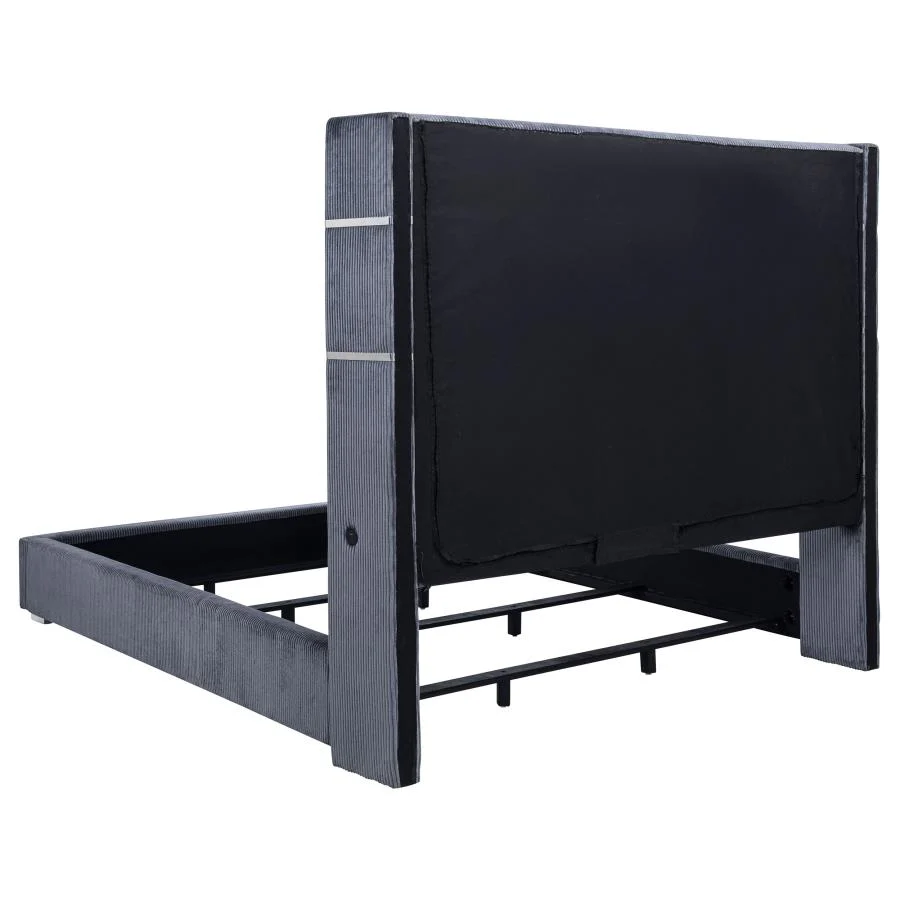 Tisdall - Upholstered Fireplace Bed