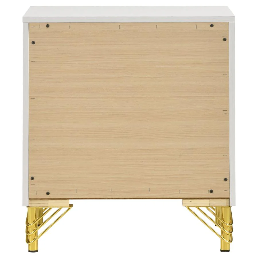 Lucia - 2-Drawer Nightstand - White