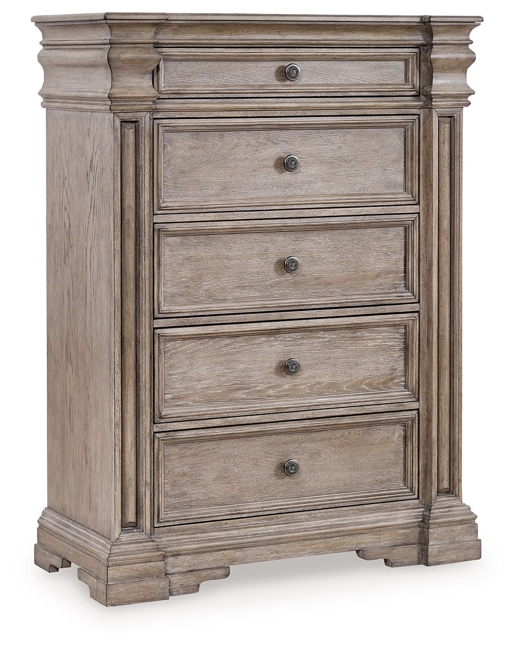 5289-blairhurst-five-drawer-chest-light-grayish-brown-1.jpg Blairhurst - Five Drawer Chest - Light Grayish Brown