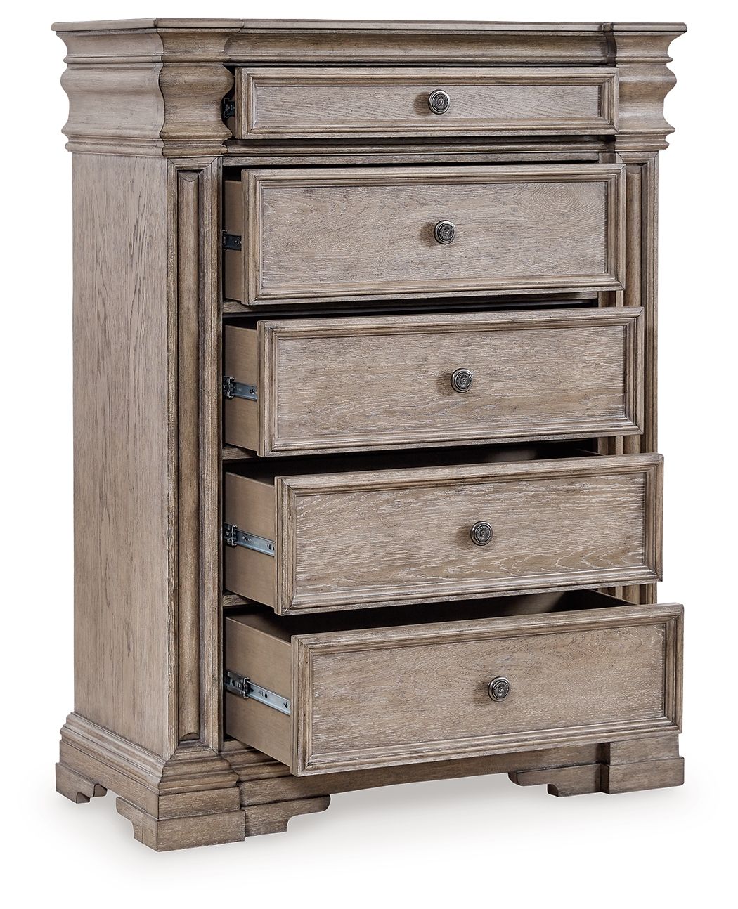 5289-blairhurst-five-drawer-chest-light-grayish-brown-8.jpg Blairhurst - Five Drawer Chest - Light Grayish Brown