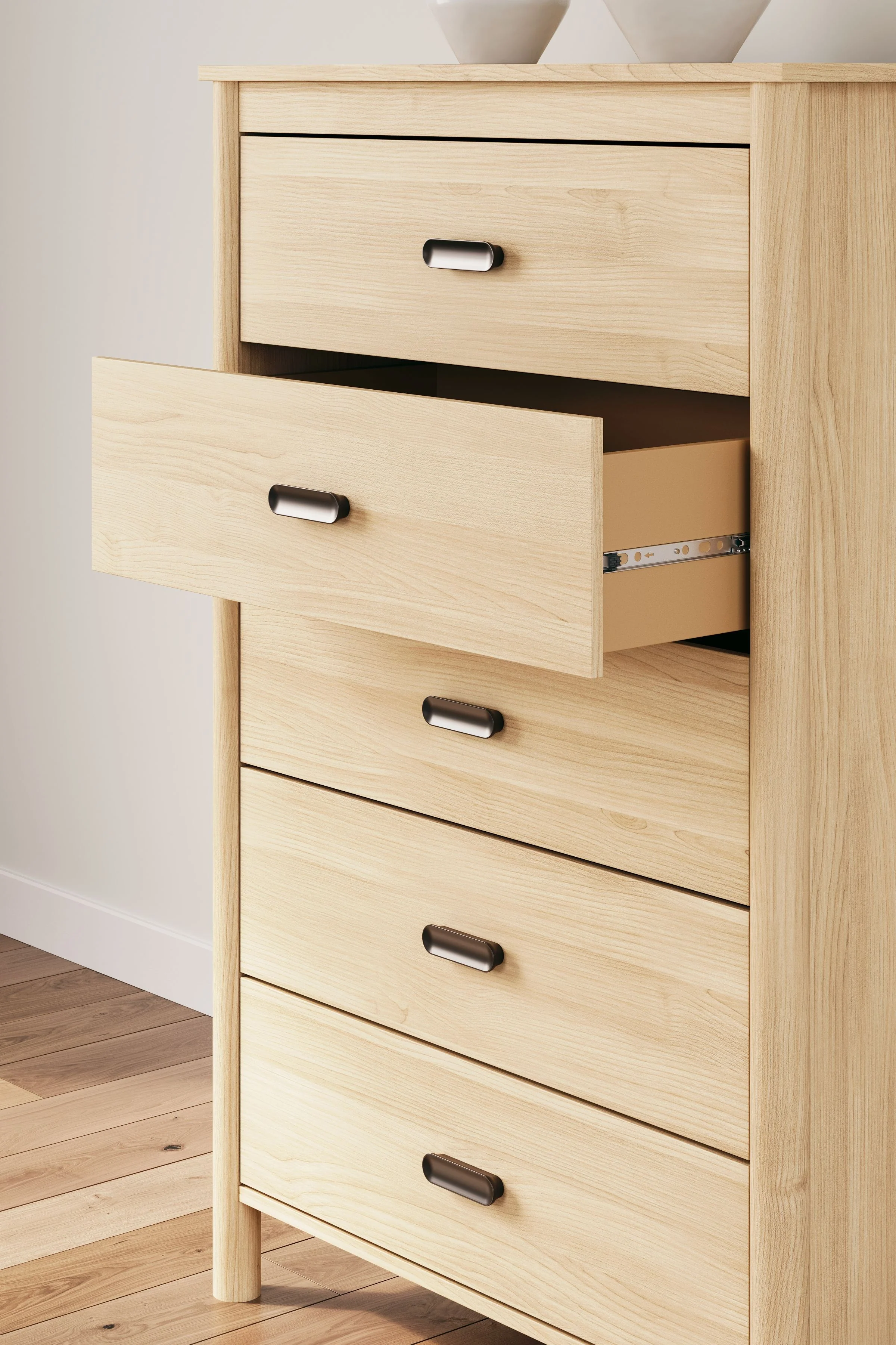Cabinella - Five Drawer Chest - Tan