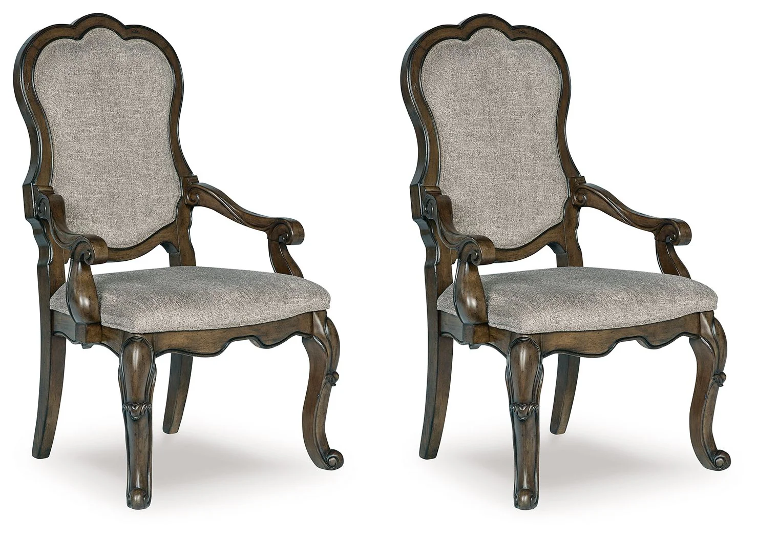 5382-maylee-dining-upholstered-arm-chair-set-of-2-dark-brown-10.webp Maylee - Dining Upholstered Arm Chair (Set of 2) - Dark Brown