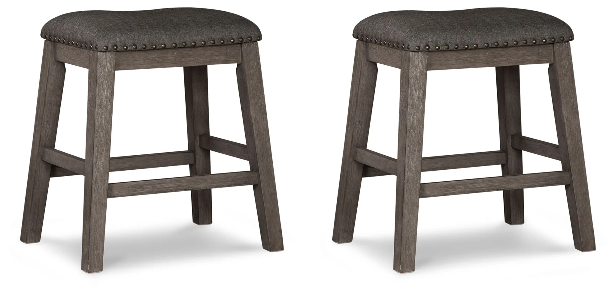 5439-caitbrook-upholstered-stool-set-of-2-gray-1.webp Caitbrook - Upholstered Stool (Set of 2) - Gray