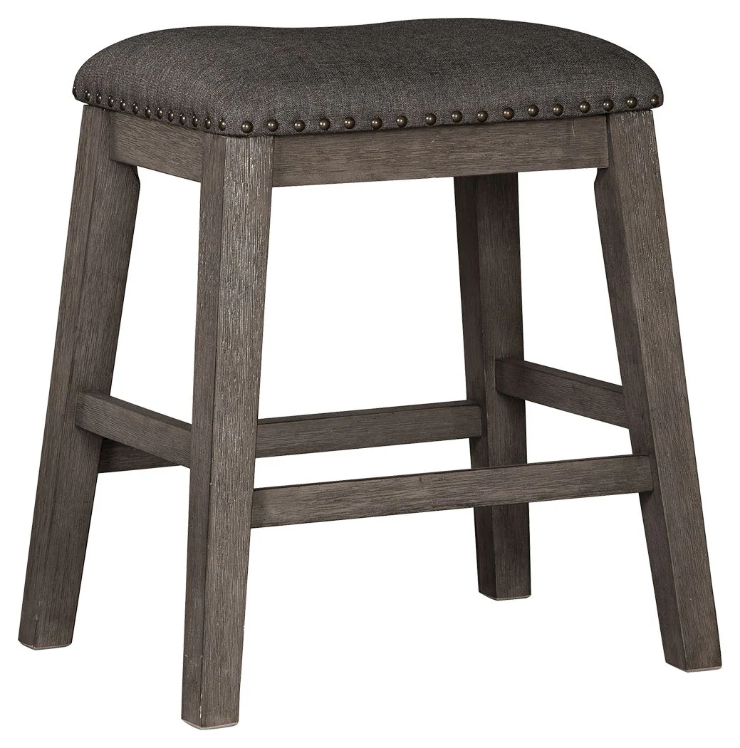 5439-caitbrook-upholstered-stool-set-of-2-gray-3.webp Caitbrook - Upholstered Stool (Set of 2) - Gray
