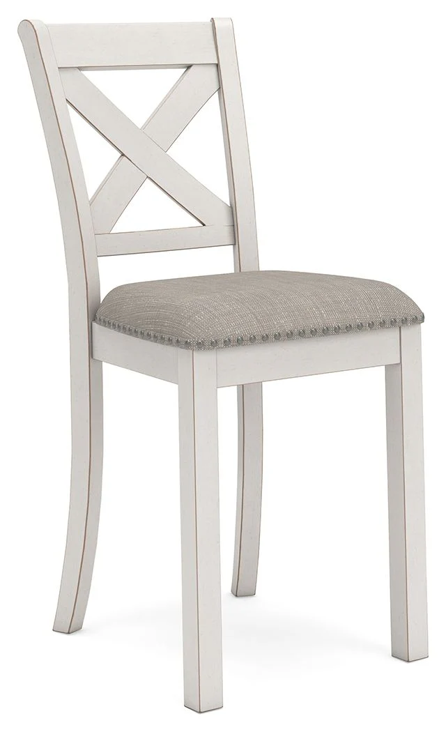 5441-robbinsdale-upholstered-barstool-set-of-2-antique-white-5.webp Robbinsdale - Upholstered Barstool (Set of 2) - Antique White