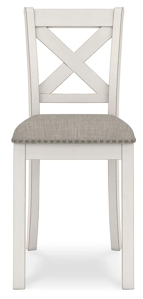 5441-robbinsdale-upholstered-barstool-set-of-2-antique-white-7.webp Robbinsdale - Upholstered Barstool (Set of 2) - Antique White