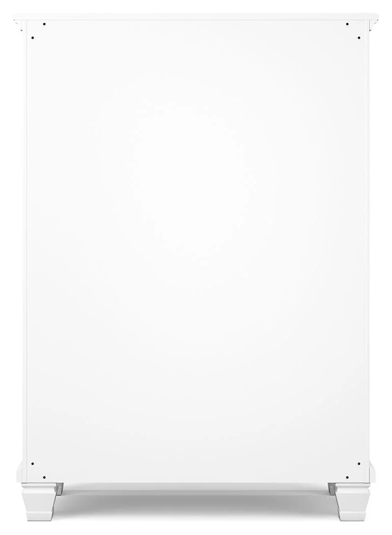 5448-fortman-five-drawer-chest-white-3.webp Fortman - Five Drawer Chest - White