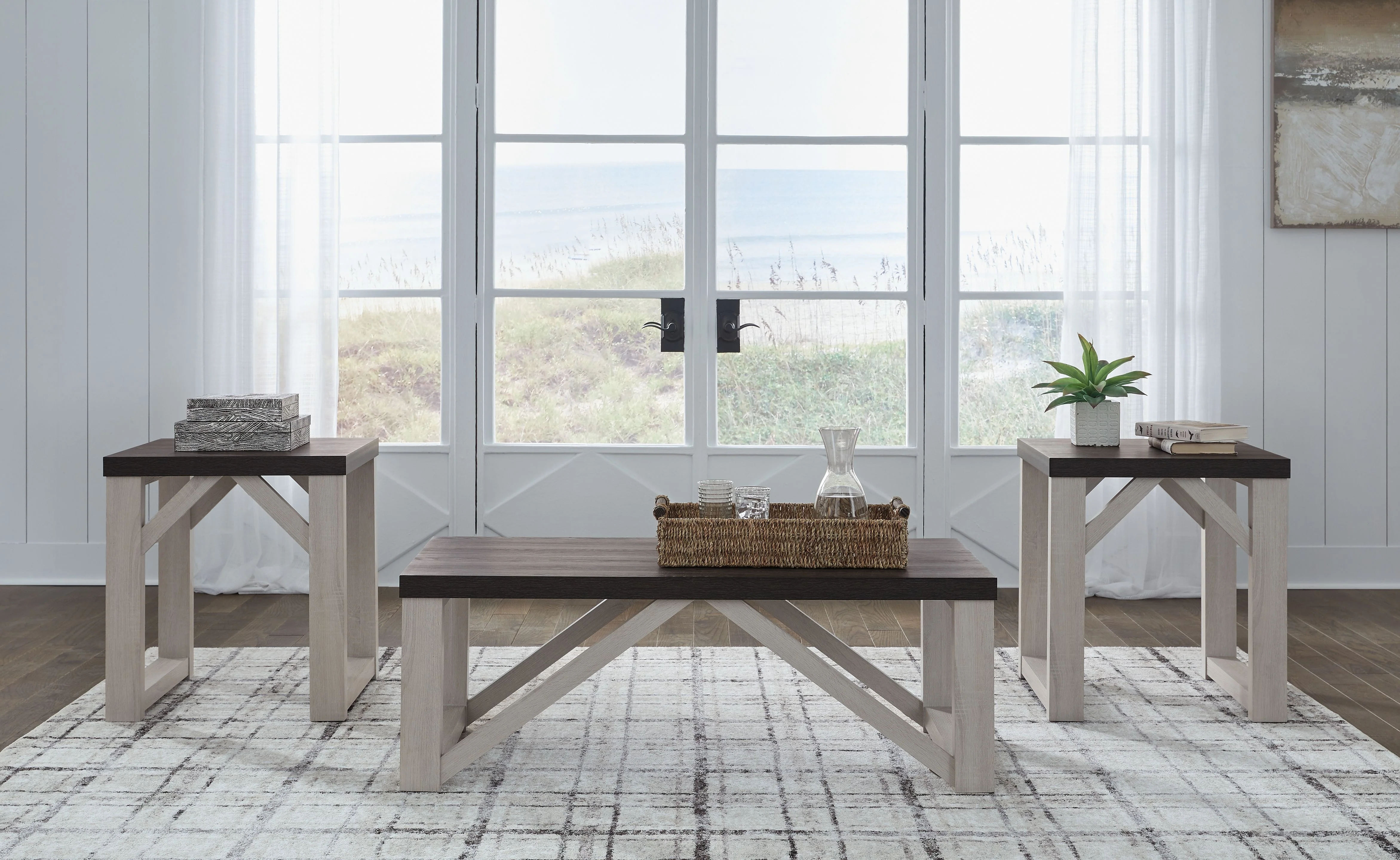 Dorrinson - Occasional Table Set (Set of 3) - Antique White