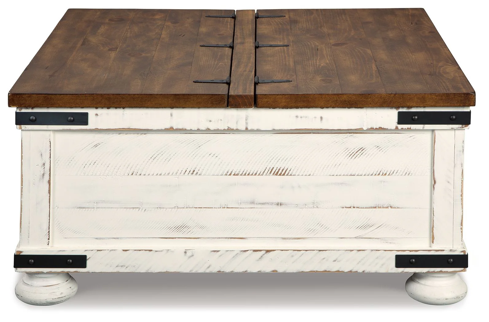5456-wystfield-cocktail-table-with-storage-white-brown-11.webp Wystfield - Cocktail Table with Storage - White / Brown